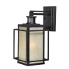 New Patriot Lighting® Dualux® Hyde Park Espresso Bronze Outdoor Wall Light