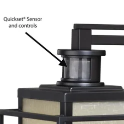 New Patriot Lighting® Dualux® Hyde Park Espresso Bronze Outdoor Wall Light