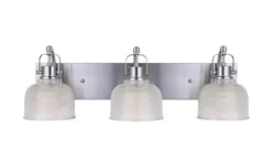 New Patriot Lighting® Dynasty Brushed Nickel 3-Light Vanity Light
