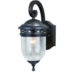 New Patriot Lighting® Elegant Home Oaklynn Forged Sienna Outdoor Wall Light