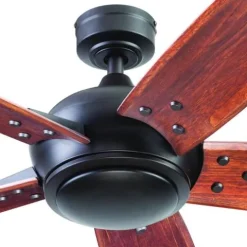 New Patriot Lighting® Elegant Home Hubbard 62″ Bronze Indoor Led Ceiling Fan