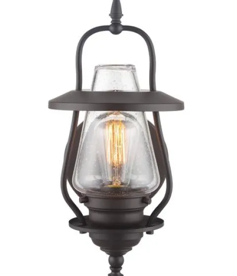 New Patriot Lighting® Elegant Home Butte Dark Bronze Outdoor Wall Light