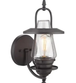 New Patriot Lighting® Elegant Home Butte Dark Bronze Outdoor Wall Light