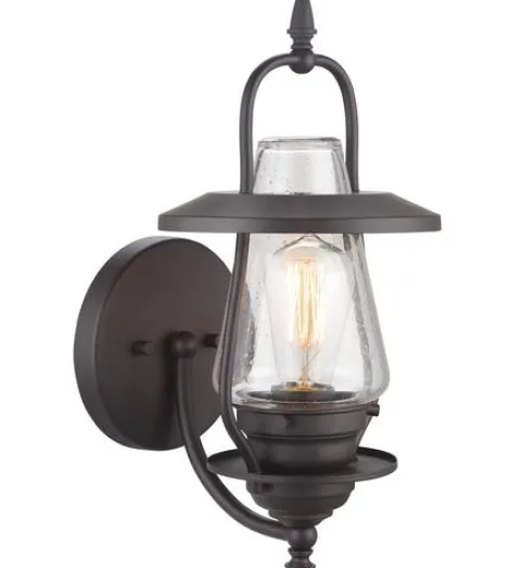 New Patriot Lighting® Elegant Home Butte Dark Bronze Outdoor Wall Light