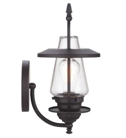 New Patriot Lighting® Elegant Home Butte Dark Bronze Outdoor Wall Light