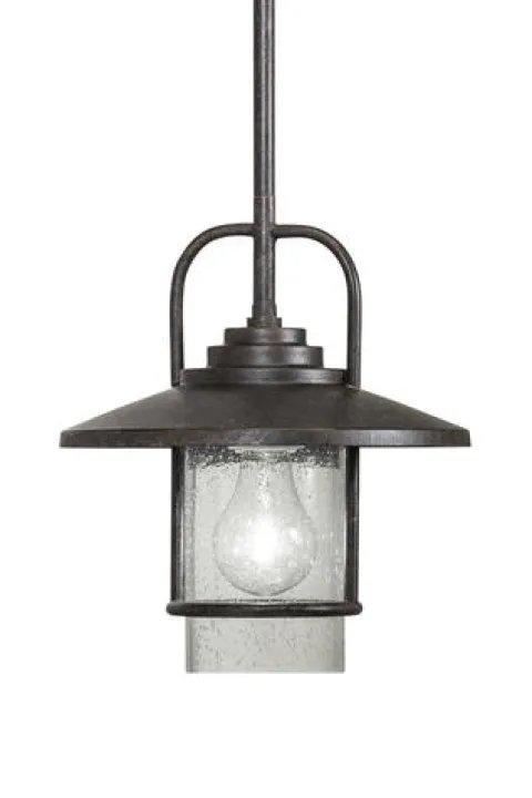 New Patriot Lighting® Elegant Home Miner Bronze 1-Light Mini Pendant