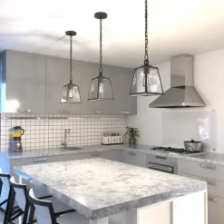New Patriot Lighting® Grant Black 1 Light Mini Pendant