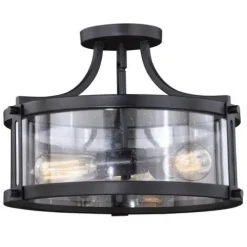 New Patriot Lighting® Holbrook Noble Bronze Semi-Flush Mount Ceiling Light