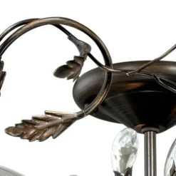 New Patriot Lighting® Jardin Bronze Semi-Flush Mount Ceiling Light