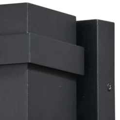 New Patriot Lighting® Lavage Textured Black Led Outdoor Wall Light
