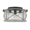 New Patriot Lighting® Lizzie Matte Black 3-Light Flush Mount Ceiling Light