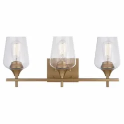 New Patriot Lighting® Malbec Satin Gold 3-Light Vanity Light
