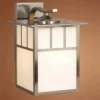 New Patriot Lighting® Mission Stainless Steel Outdoor Wall Light