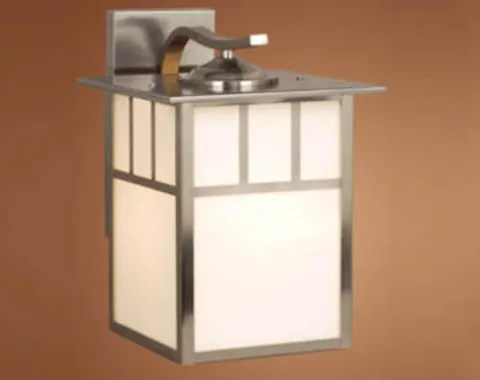 New Patriot Lighting® Mission Stainless Steel Outdoor Wall Light