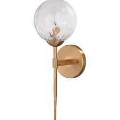 New Patriot Lighting® Olson Natural Brass 1 Light Wall Light
