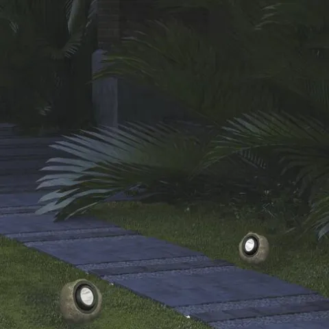 New Patriot Lighting® Solar Integrated Led Rock Flood Landscape Light