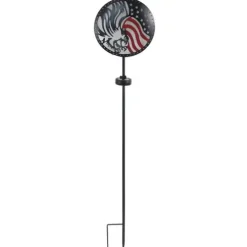 New Patriot Lighting® Solar Led Eagle/Home Of The Brave Landscape Light – Assorted