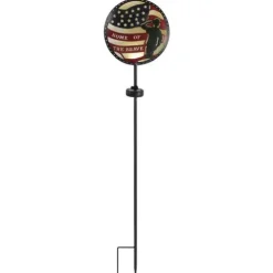 New Patriot Lighting® Solar Led Eagle/Home Of The Brave Landscape Light – Assorted