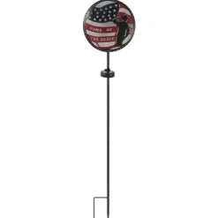 New Patriot Lighting® Solar Led Eagle/Home Of The Brave Landscape Light – Assorted