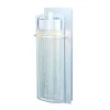 New Patriot Lighting® Uptown Painted Satin Nickel Integrated Led Outdoor Wall Light