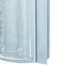 New Patriot Lighting® Uptown Painted Satin Nickel Integrated Led Outdoor Wall Light