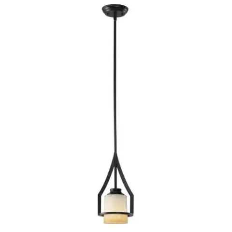 New Patriot Lighting® Warren Rubbed Antique Bronze 1-Light Mini Pendant