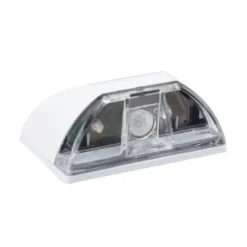 New Patriot Lighting® White Keyhole Motion Sensor Outdoor Wall Light