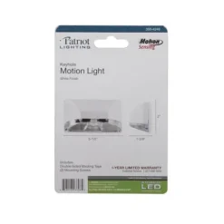 New Patriot Lighting® White Keyhole Motion Sensor Outdoor Wall Light
