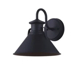 Outlet Patriot Lighting® Conor Black Outdoor Wall Light