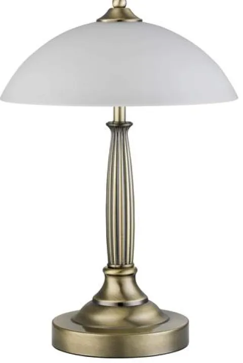 Outlet Patriot Lighting® Design Elements Antique Brass Touch Lamp
