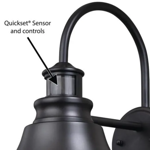 Outlet Patriot Lighting® Dualux® Delano Oil-Burnished Bronze Outdoor Wall Light