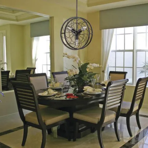 Outlet Patriot Lighting Elegant Home Patriot Lighting® Elegant Home Gwen Silver Patina 3-Light Pendant