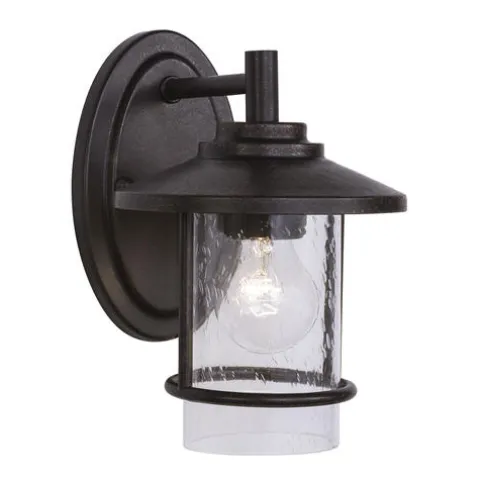 Outlet Patriot Lighting® Elegant Home Miner Bronze 1 Light Indoor Wall Light