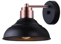 Outlet Patriot Lighting® Galent Black Outdoor Wall Light