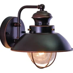 Outlet Patriot Lighting® Harwich Burnished Bronze Outdoor Wall Light