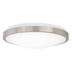 Outlet Patriot Lighting® Lato Satin Nickel Integrated Led Flush Mount Ceiling Light