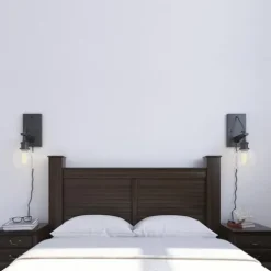 Outlet Patriot Lighting® Platte Bronze 1-Light Indoor Wall Light