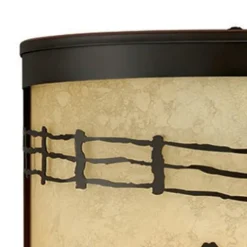 Outlet Patriot Lighting® Ranch Burnished Bronze Outdoor Wall Light