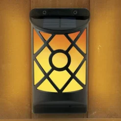 Outlet Patriot Lighting® Solar Led Flicker Flame Deck Light – 2 Pack