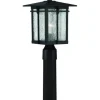 Outlet Patriot Lighting® Wren Matte Black Post Light