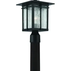 Outlet Patriot Lighting® Wren Matte Black Post Light