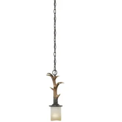 Outlet Patriot Lighting® Yoho Black Walnut Mini Pendant