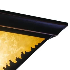 Outlet Patriot Lighting® Yosemite Burnished Bronze Flush Mount Ceiling Light