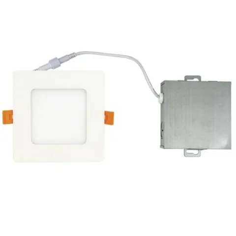 Promo Patriot Lighting® 4-3/4″ Led Ultra-Thin Square Recessed Downlight