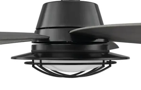 Promo Patriot Lighting™ 54″ Tess Matte Black Indoor/Outdoor Integrated Led Ceiling Fan