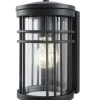 Promo Patriot Lighting® Abrham Black Led Outdoor Wall Light