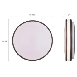 Promo Patriot Lighting® Albert Smart Wi-Fi Integrated Led Flush Mount Ceiling Light