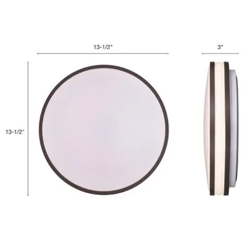 Promo Patriot Lighting® Albert Smart Wi-Fi Integrated Led Flush Mount Ceiling Light