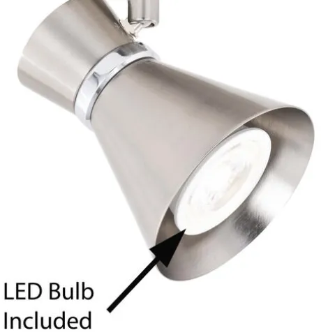 Promo Patriot Lighting® Alto Brushed Nickel Led Flush Mount Ceiling Light