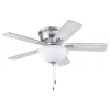 Promo Patriot Lighting™ Austin 42″ Brushed Nickel Indoor Led Ceiling Fan